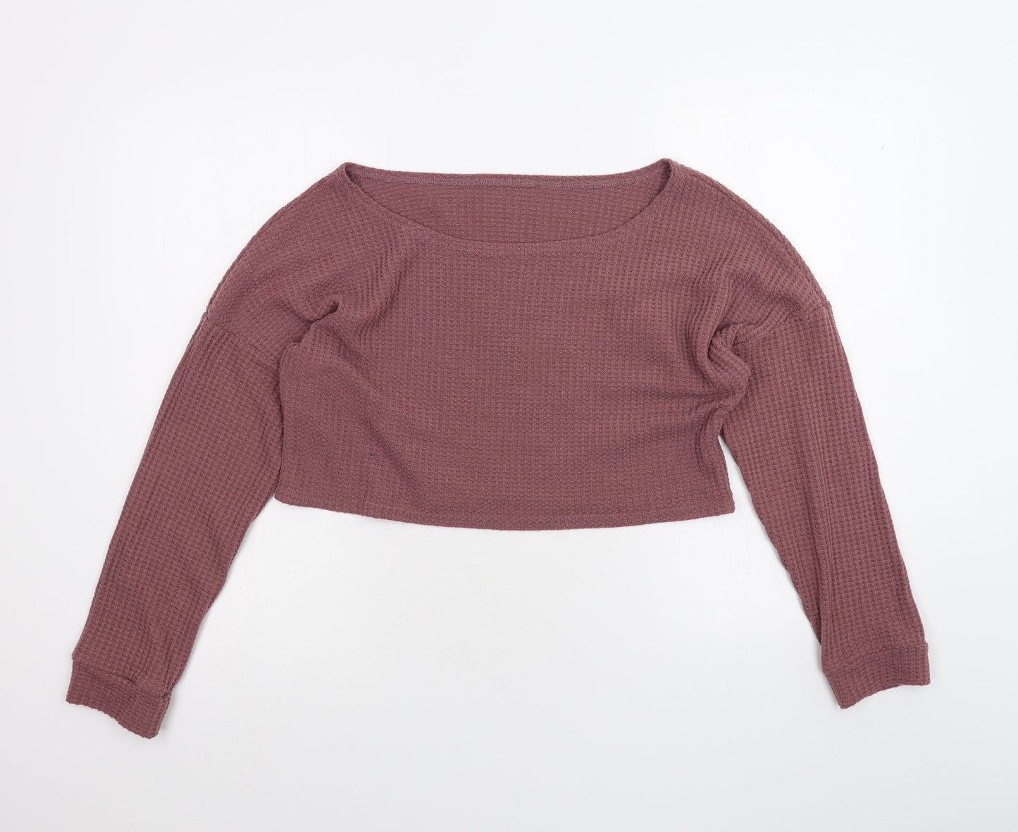 Womens UK Size XL Preworn Pink Pullover Jumper