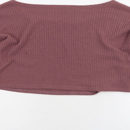 Womens UK Size XL Preworn Pink Pullover Jumper