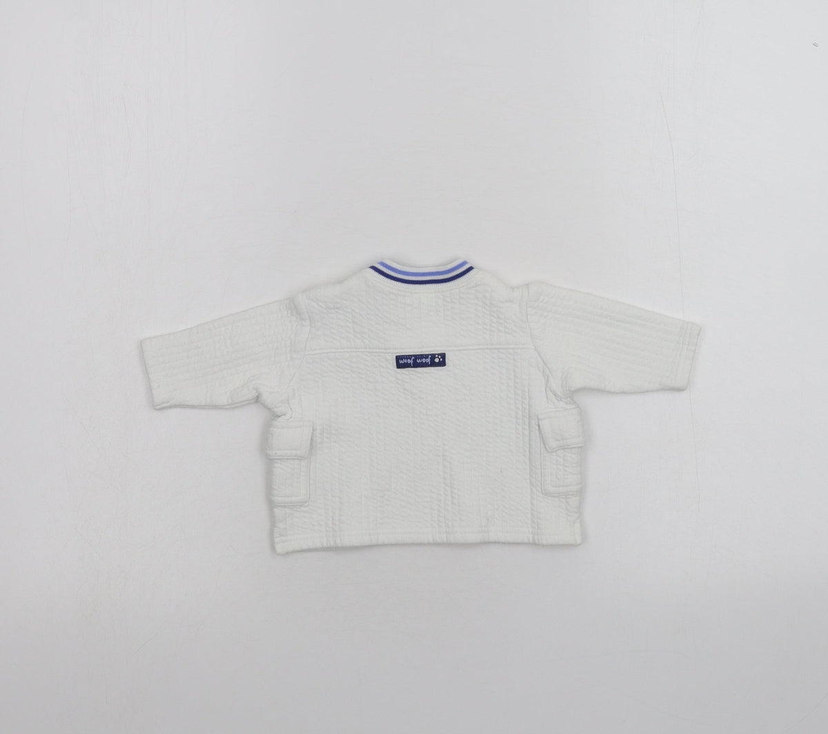 George Baby White   Pullover Jumper Size 0-3 Months