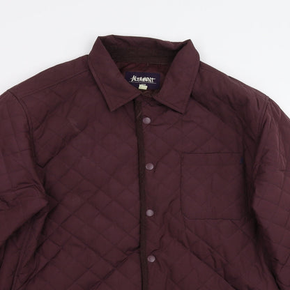 Altamont Womens Purple   Pea Coat Coat Size L