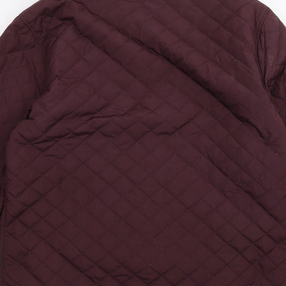 Altamont Womens Purple   Pea Coat Coat Size L