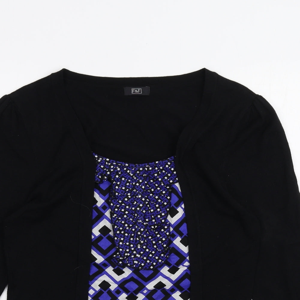 F&F Womens Black   Basic T-Shirt Size 12