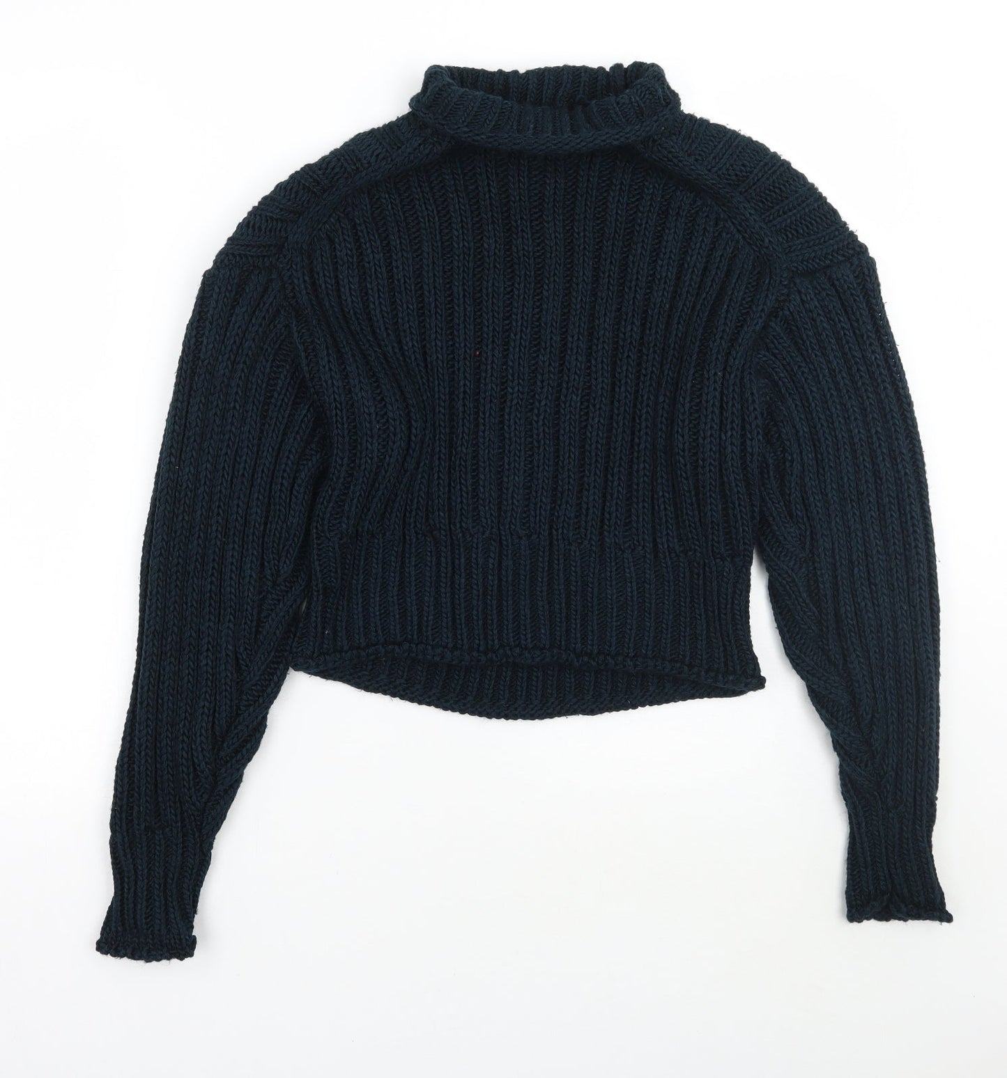 Womens UK Size XS H&M Blue Pullover Jumper