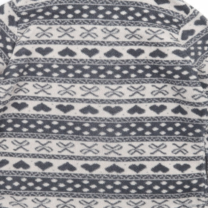 Primark Womens Grey Fair Isle  Pullover Jumper Size 12