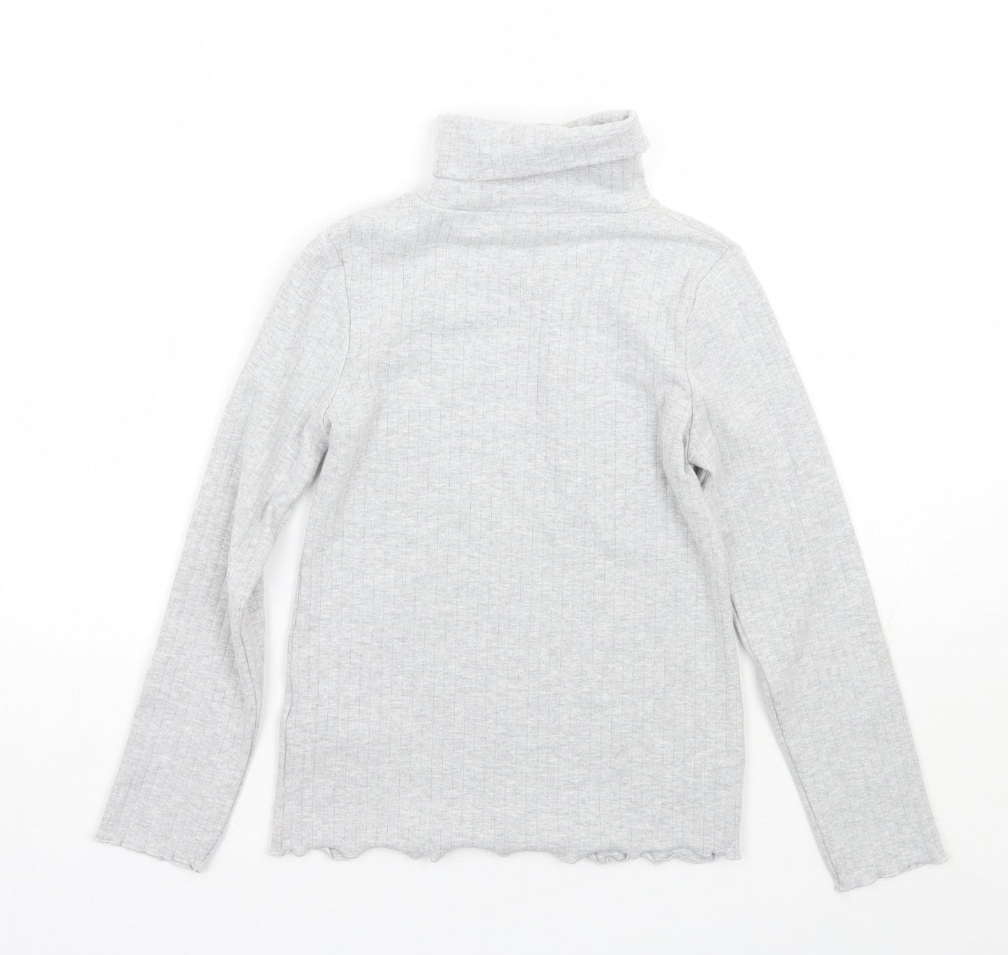 Marks and Spencer Girls Grey   Pullover Jumper Size 9-10 Years
