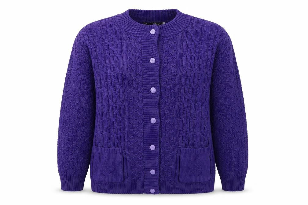 PINK Womens Purple   Cardigan Jumper Size M