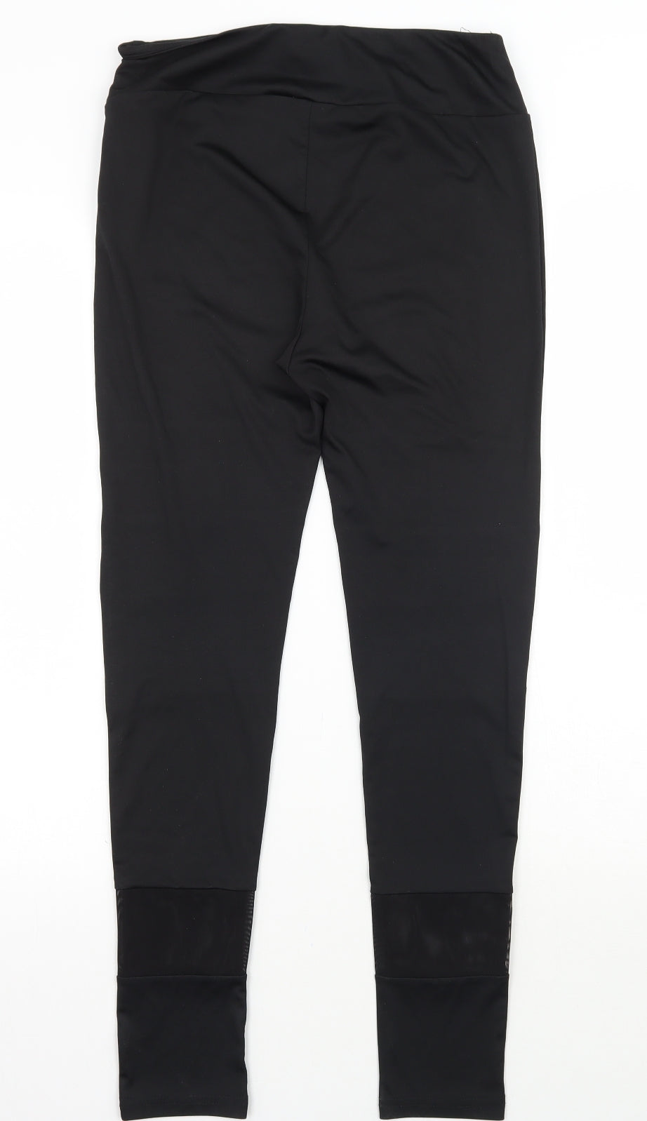 Womens UK Size 10 Missguided Regular Fit  Black Trousers