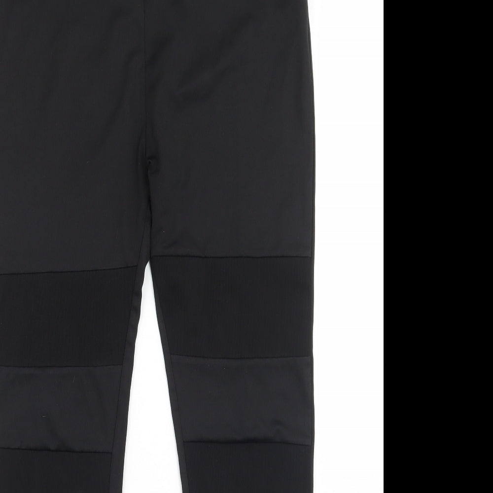Womens UK Size 10 Missguided Regular Fit  Black Trousers