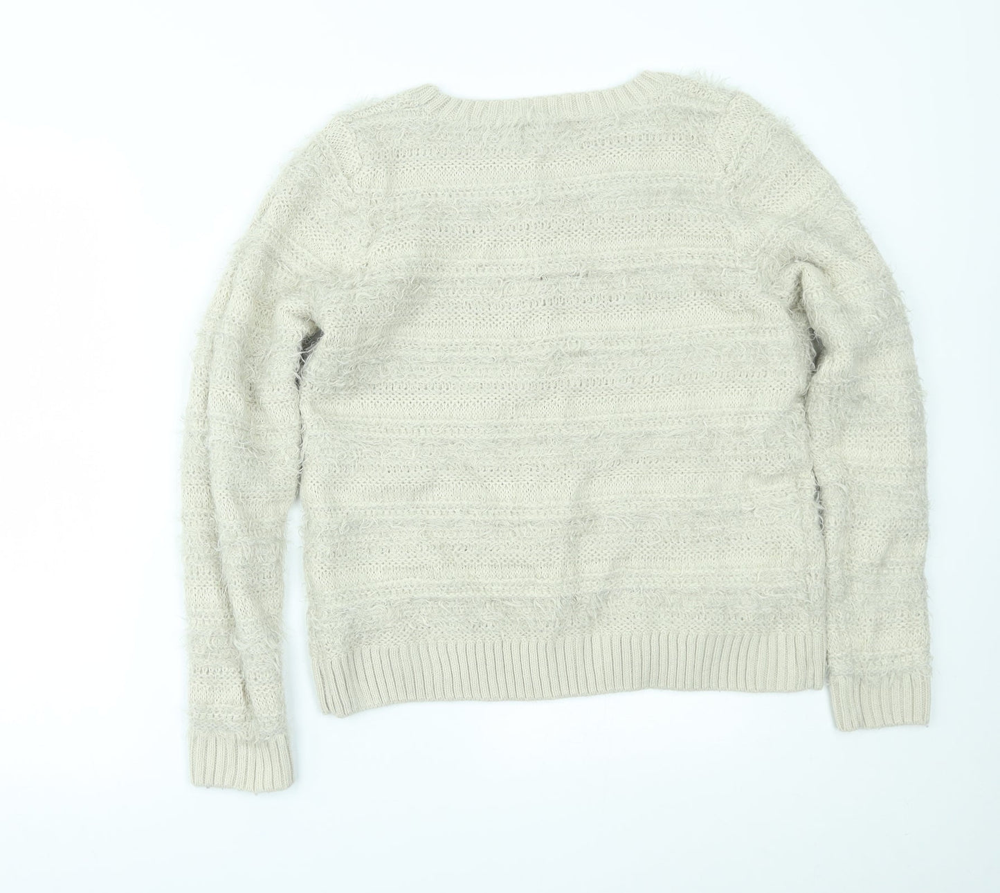Womens UK Size 18 Papaya Beige Pullover Jumper