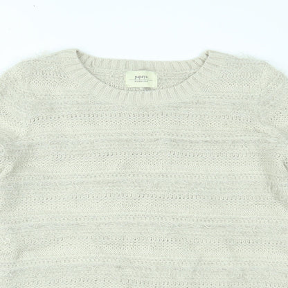 Womens UK Size 18 Papaya Beige Pullover Jumper