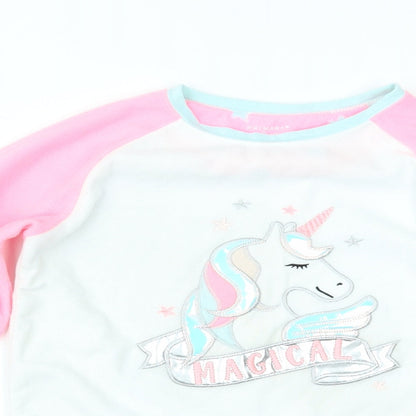 Primark Girls Multicoloured   Top Pyjama Top Size 9-10 Years