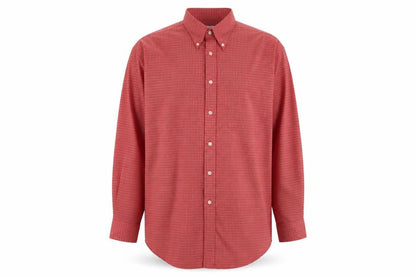 Mens UK Size L Items Red  Button-Up Long Sleeve Casual Shirt