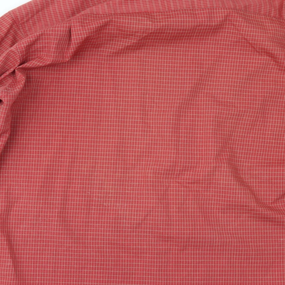 Mens UK Size L Items Red  Button-Up Long Sleeve Casual Shirt
