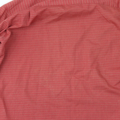 Mens UK Size L Items Red  Button-Up Long Sleeve Casual Shirt