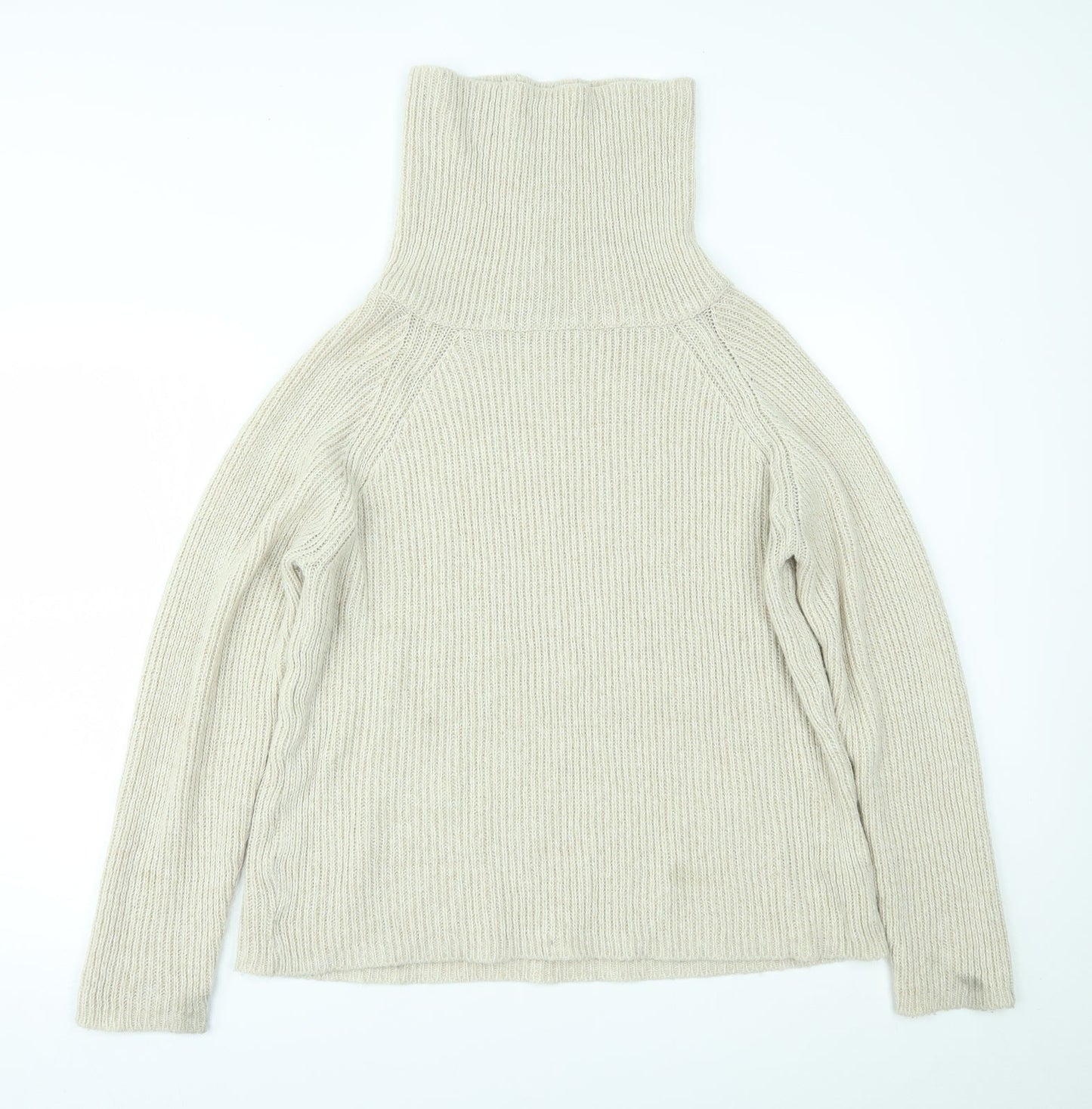 Light Before Dark Womens Beige   Pullover Jumper Size S