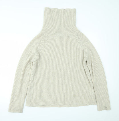 Light Before Dark Womens Beige   Pullover Jumper Size S