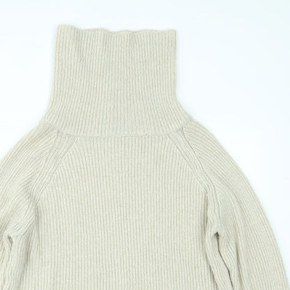 Light Before Dark Womens Beige   Pullover Jumper Size S