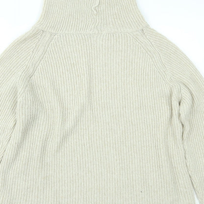 Light Before Dark Womens Beige   Pullover Jumper Size S
