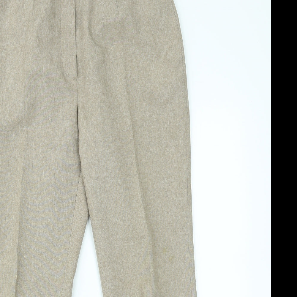 Womens UK Size 10 Berkertex Regular Fit  Beige Trousers