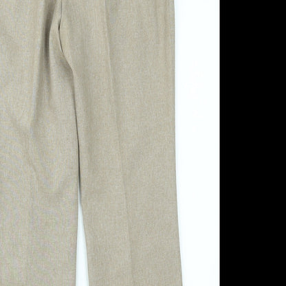 Womens UK Size 10 Berkertex Regular Fit  Beige Trousers