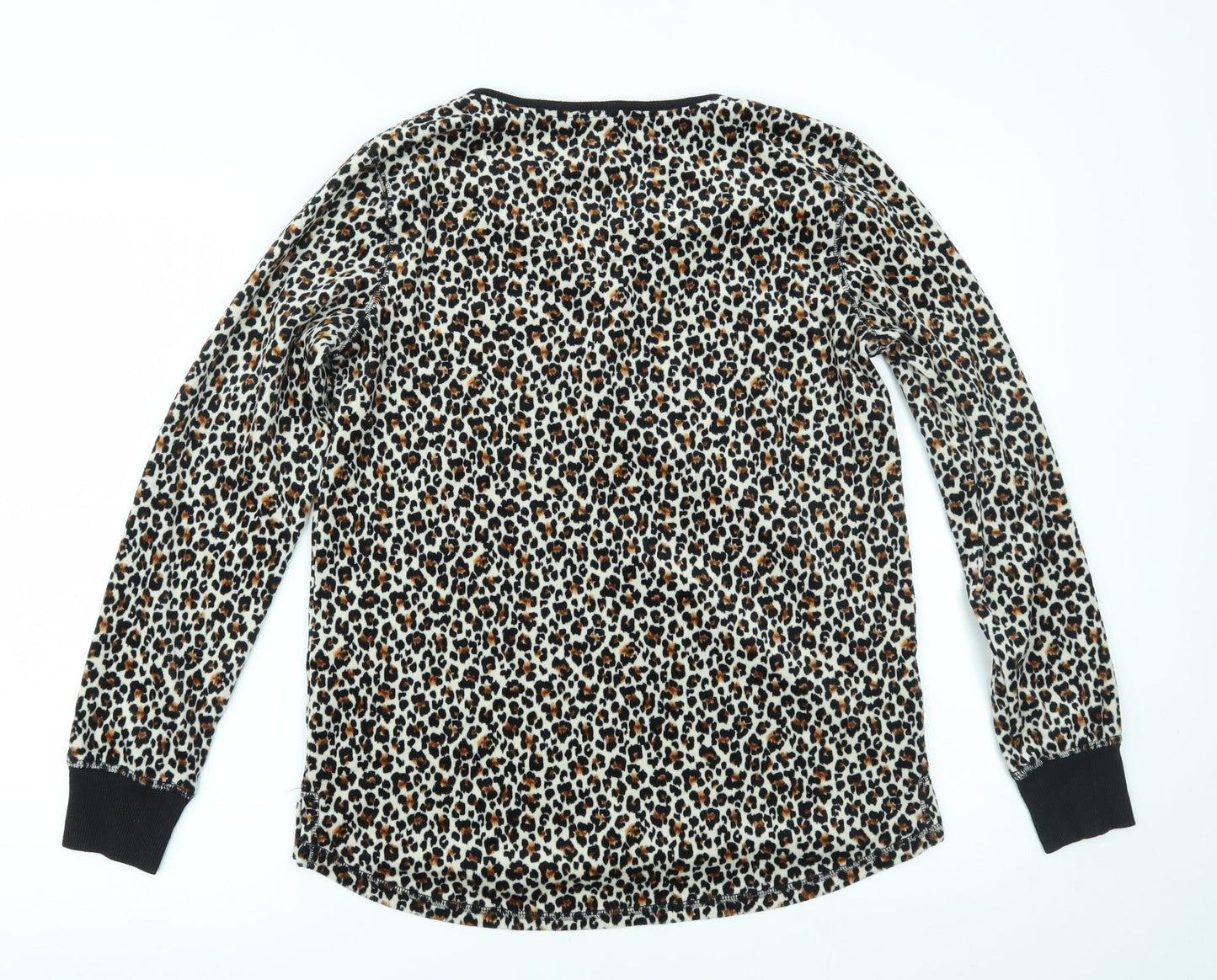 Womens UK Size S Carole Hochman Brown Basic Blouse