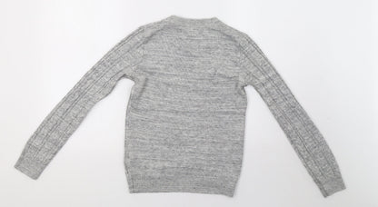 Womens UK Size XS H&M Grey Pullover Sweatshirt