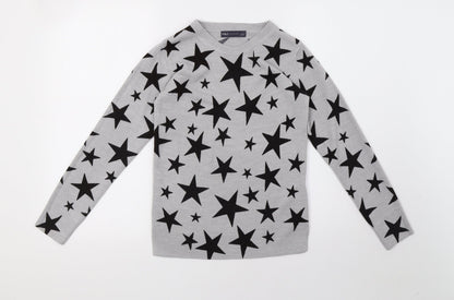 Womens UK Size 6 Marks and Spencer Grey Pullover Sweatshirt