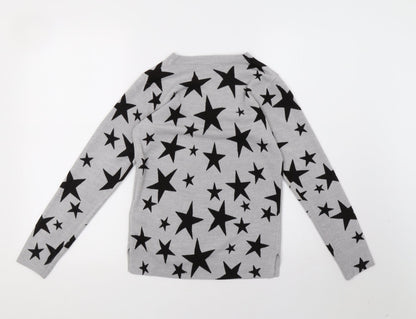 Womens UK Size 6 Marks and Spencer Grey Pullover Sweatshirt