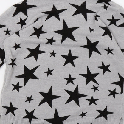 Womens UK Size 6 Marks and Spencer Grey Pullover Sweatshirt