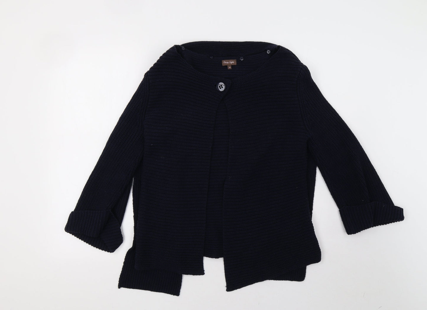 Womens UK Size 10 Phase Eight Blue Cardigan Jumper