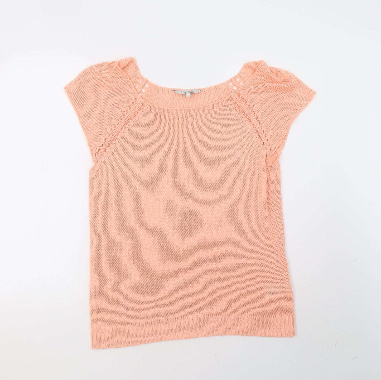 Peacocks Womens Pink  Knit Pullover Sweatshirt Size L