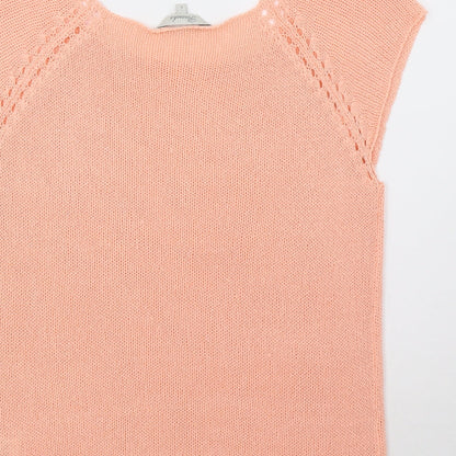 Peacocks Womens Pink  Knit Pullover Sweatshirt Size L
