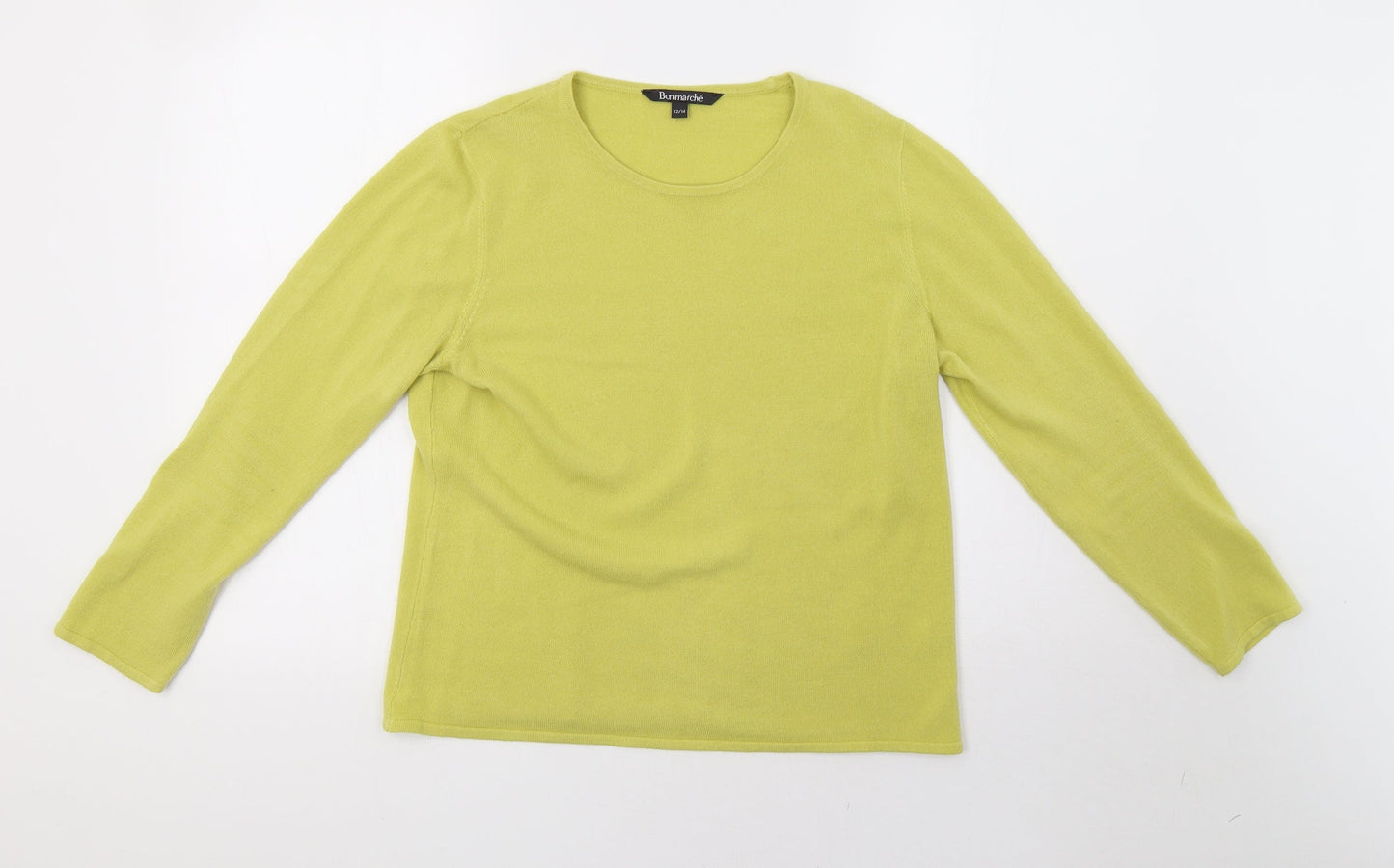 Bonmarché Womens Green   Pullover Sweatshirt Size 14