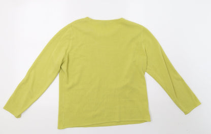 Bonmarché Womens Green   Pullover Sweatshirt Size 14