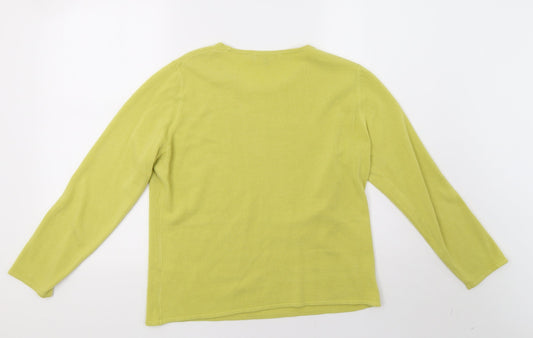 Bonmarché Womens Green   Pullover Sweatshirt Size 14