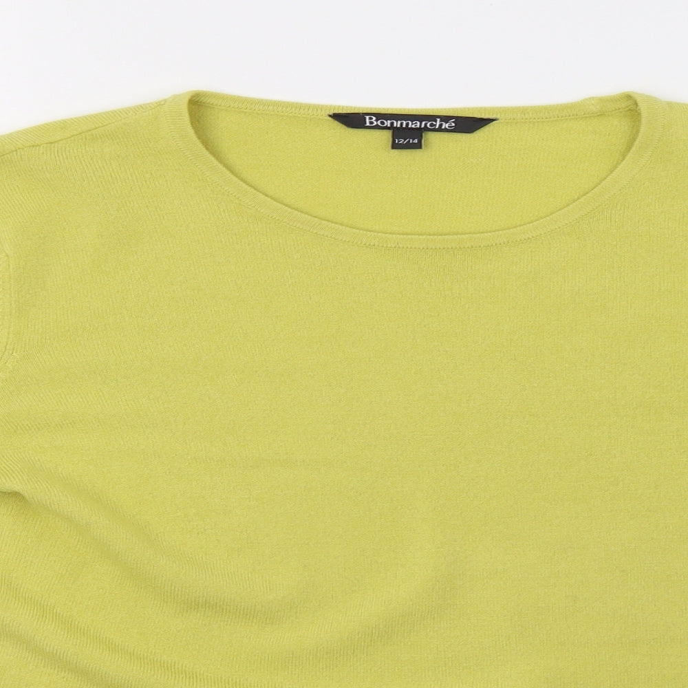 Bonmarché Womens Green   Pullover Sweatshirt Size 14