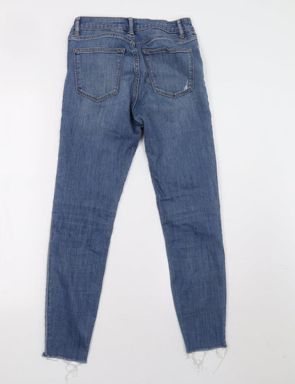 H*M Womens Blue  Denim Skinny Jeans Size 8 L27 in