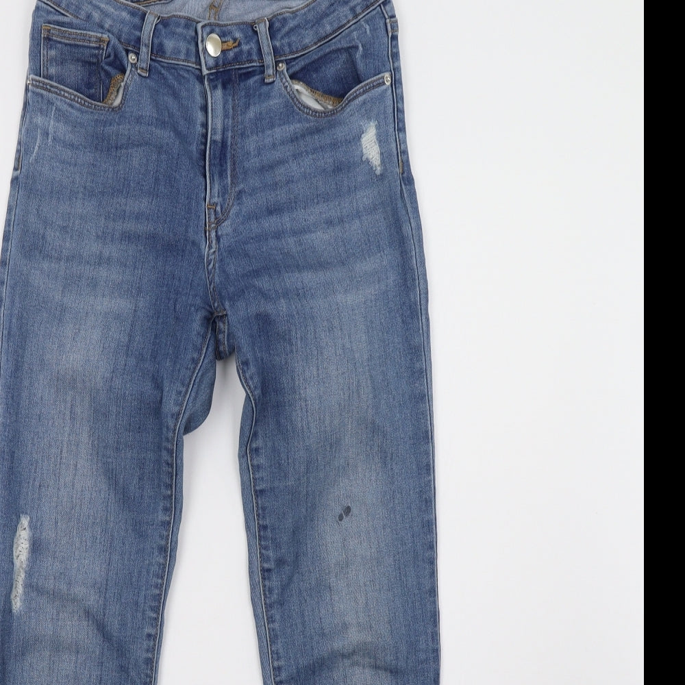 H*M Womens Blue  Denim Skinny Jeans Size 8 L27 in