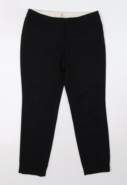 Womens UK Size 10 NEXT Regular Fit  Black Trousers
