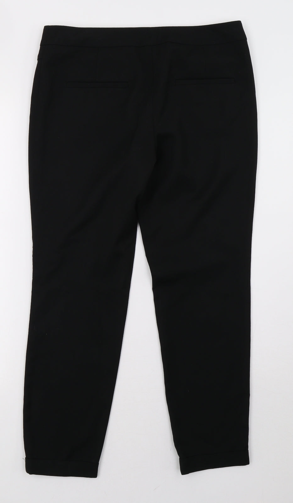 Womens UK Size 10 NEXT Regular Fit  Black Trousers