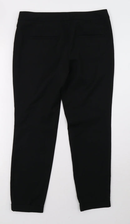 Womens UK Size 10 NEXT Regular Fit  Black Trousers