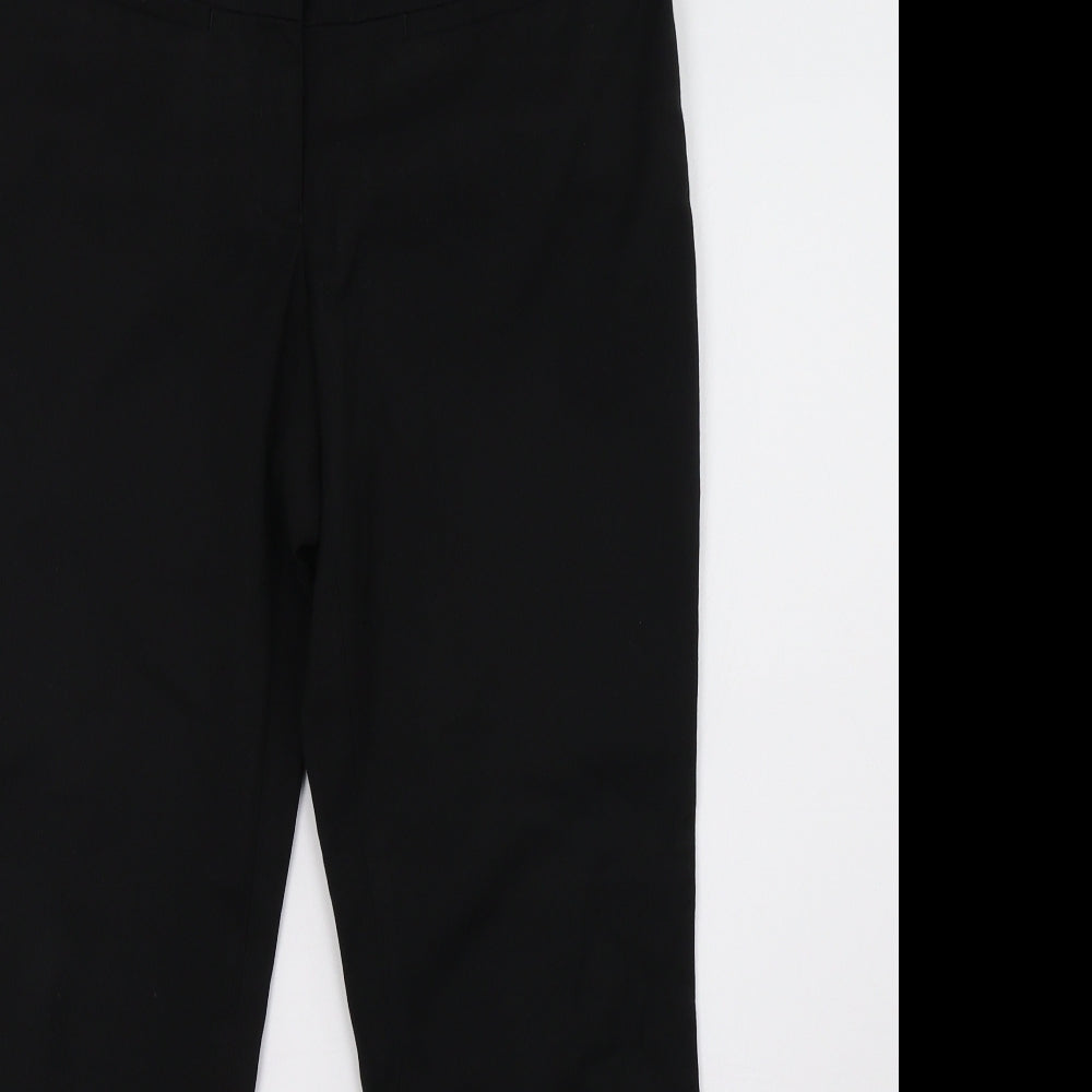 Womens UK Size 10 NEXT Regular Fit  Black Trousers