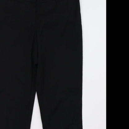 Womens UK Size 10 NEXT Regular Fit  Black Trousers