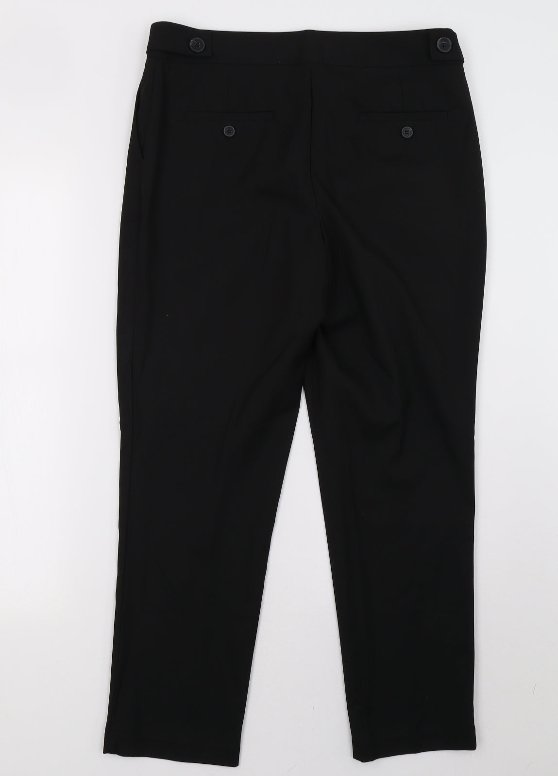 Womens UK Size 10 NEXT Regular Fit  Black Trousers