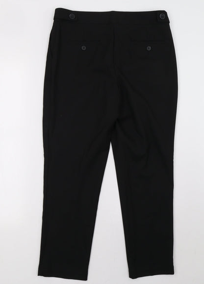 Womens UK Size 10 NEXT Regular Fit  Black Trousers