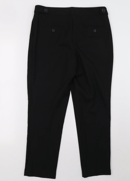 Womens UK Size 10 NEXT Regular Fit  Black Trousers
