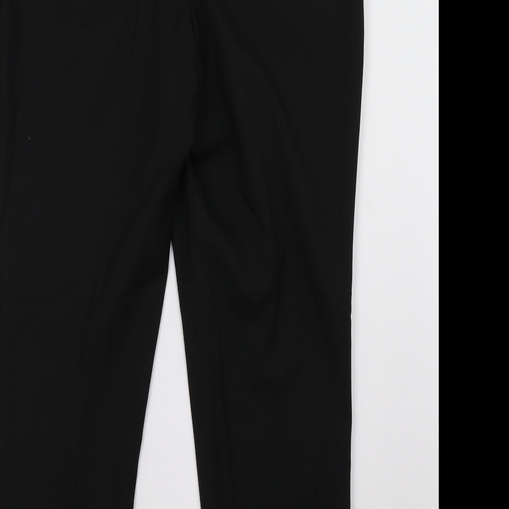 Womens UK Size 10 NEXT Regular Fit  Black Trousers