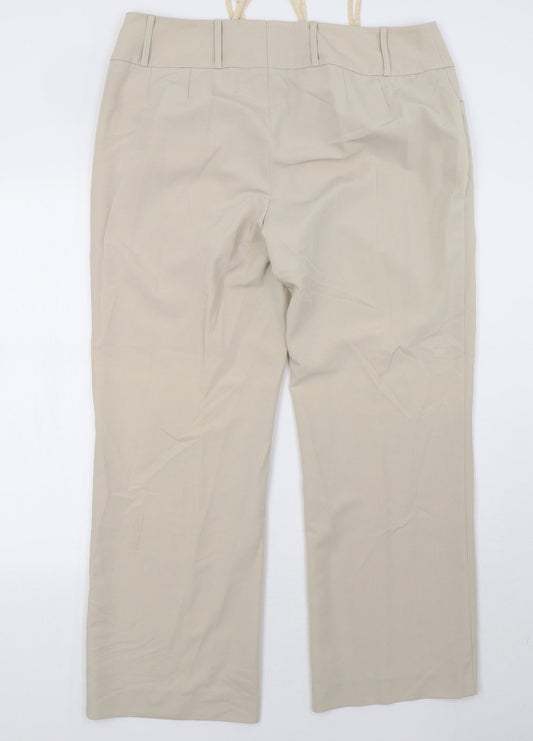 B.C. Best Connections Womens Beige   Trousers  Size 20 L29 in