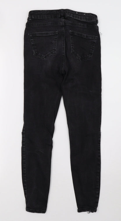 New Look Womens Black  Denim Skinny Jeans Size 8 L27 in