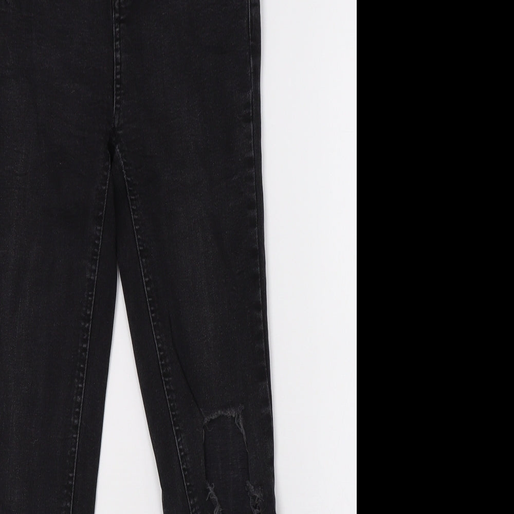 New Look Womens Black  Denim Skinny Jeans Size 8 L27 in